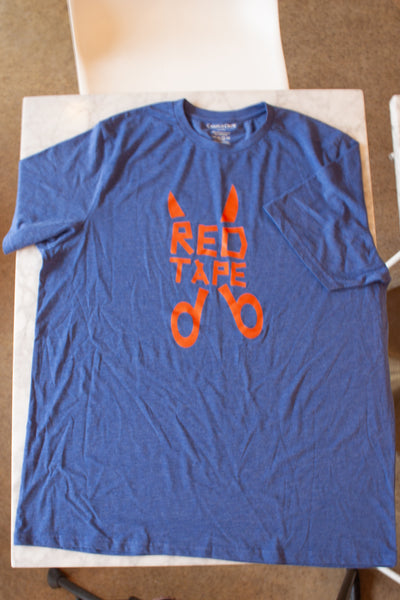 Red Tape T-shirt Royal Heather