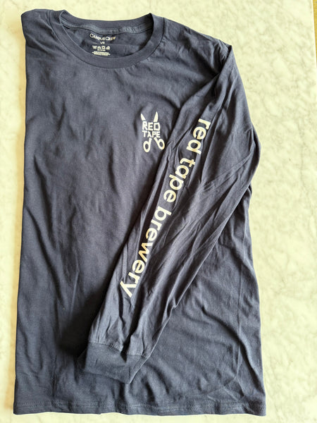 Red Tape Long Sleeve Tee NAVY