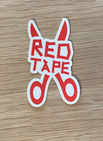 Red Tape Sticker